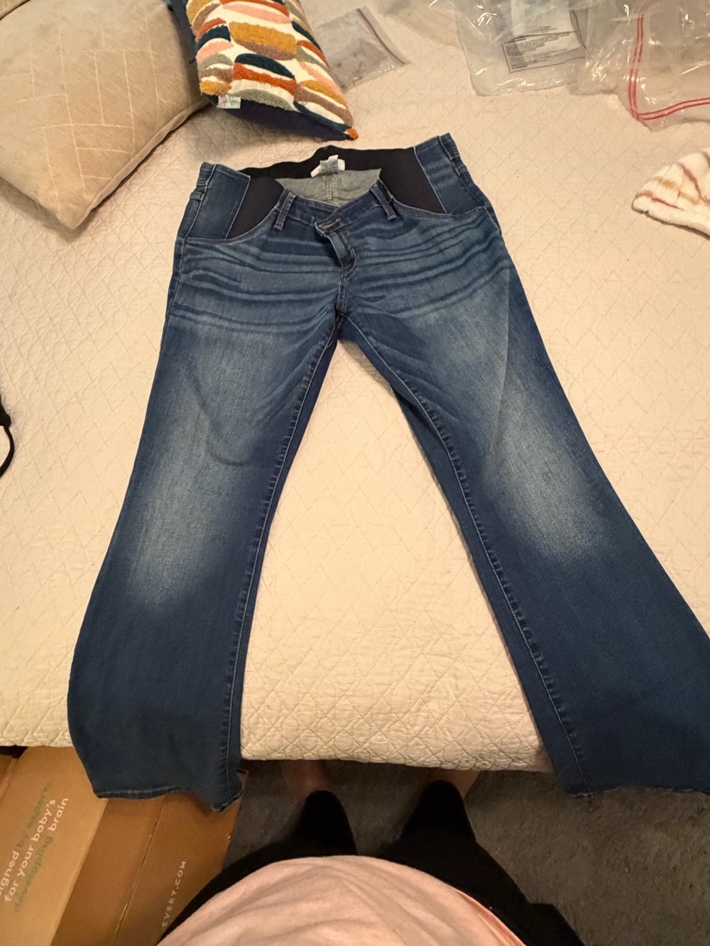 Isabel Maternity Jeans dark wash